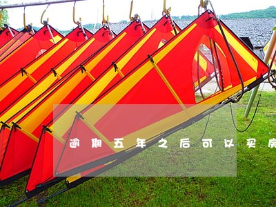 逾期五年之后可以买房吗