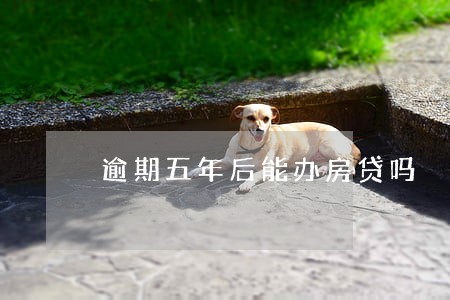 逾期五年后能办房贷吗