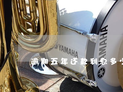 逾期五年还款利息多少 逾期五年还款利息多少