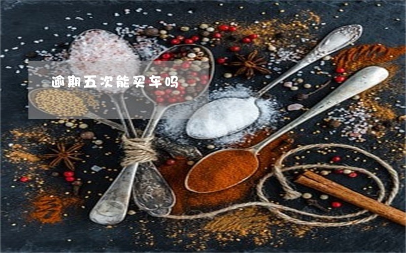 逾期五次能买车吗