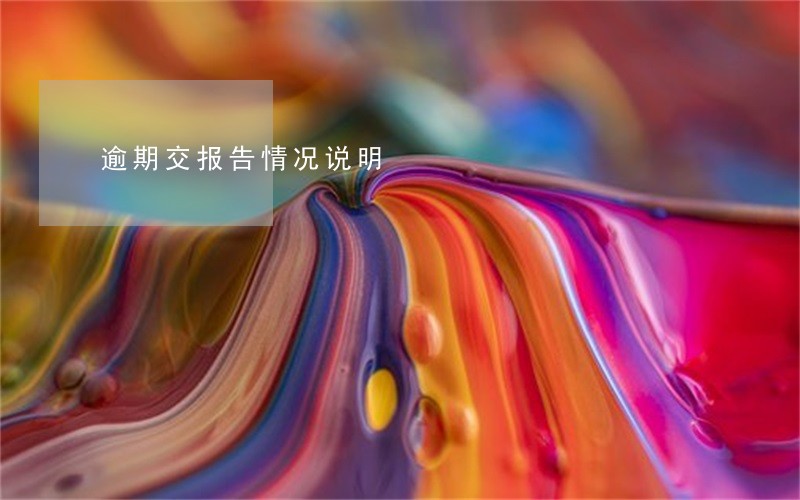 逾期交报告情况说明 逾期交报告情况说明