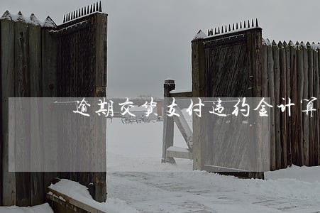 逾期交货支付违约金计算 逾期交货支付违约金计算