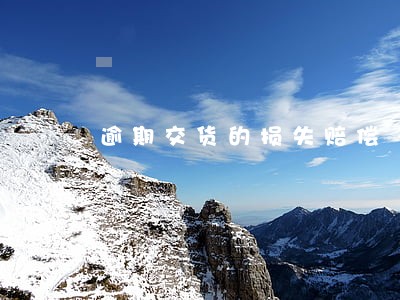 逾期交货的损失赔偿 逾期交货的损失赔偿