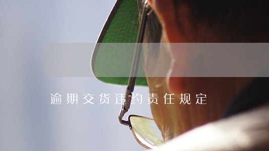 逾期交货违约责任规定 逾期交货违约责任规定