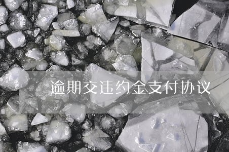 逾期交违约金支付协议 逾期交违约金支付协议
