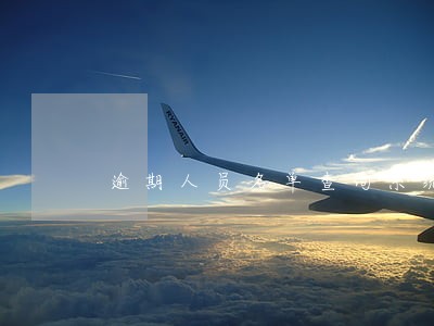 逾期人员名单查询系统
