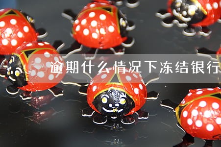 逾期什么情况下冻结银行账号 逾期什么情况下冻结银行账号