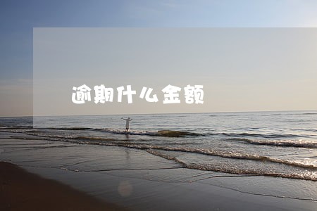 逾期什么金额
