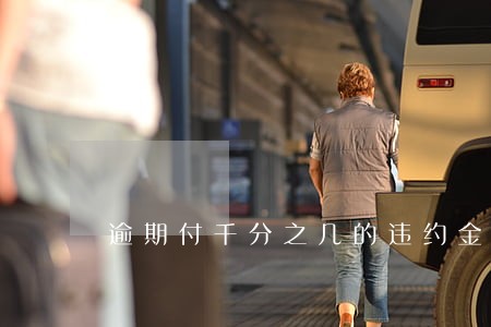 逾期付千分之几的违约金 逾期付千分之几的违约金