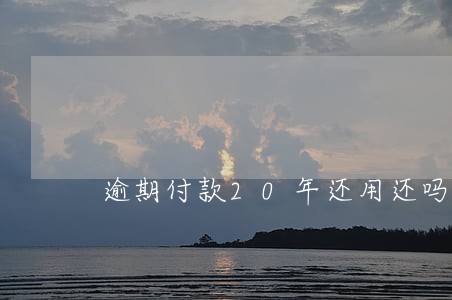 逾期付款20年还用还吗 逾期付款20年还用还吗