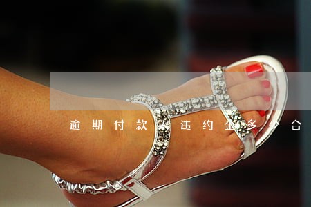逾期付款人违约金多少合理 逾期付款人违约金多少合理
