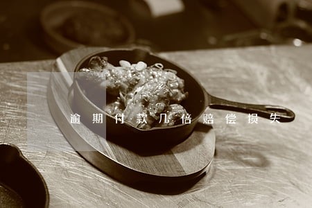逾期付款几倍赔偿损失 逾期付款几倍赔偿损失