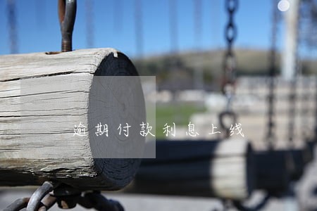 逾期付款利息上线 逾期付款利息上线
