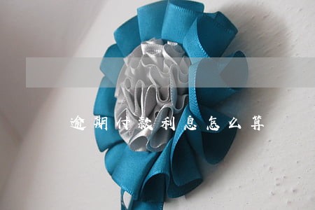 逾期付款利息怎么算 逾期付款利息怎么算