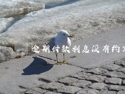 逾期付款利息没有约定 逾期付款利息没有约定