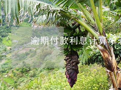 逾期付款利息计算单表格 逾期付款利息计算单表格