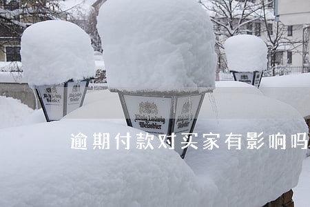逾期付款对买家有影响吗 逾期付款对买家有影响吗
