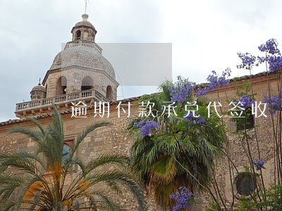 逾期付款承兑代签收 逾期付款承兑代签收