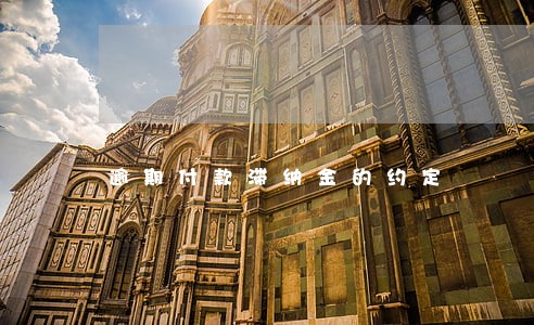 逾期付款滞纳金的约定 逾期付款滞纳金的约定