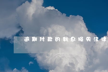 逾期付款的利息损失法律依据 逾期付款的利息损失法律依据