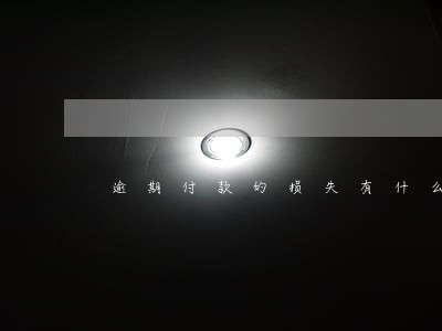 逾期付款的损失有什么影响