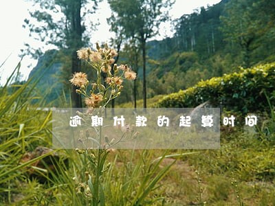 逾期付款的起算时间 逾期付款的起算时间