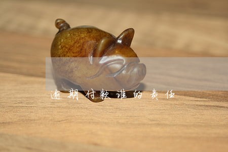 逾期付款谁的责任 逾期付款谁的责任