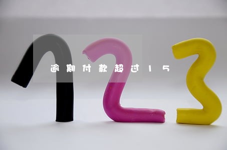 逾期付款超过15 逾期付款超过15