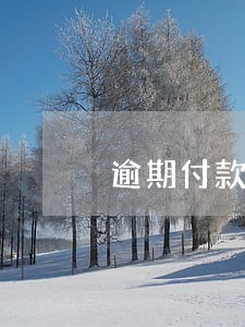 逾期付款违约追述期 逾期付款违约追述期
