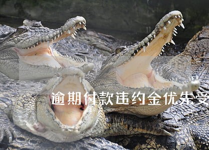 逾期付款违约金优先受偿 逾期付款违约金优先受偿