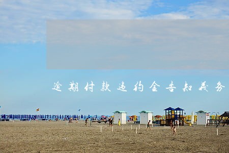 逾期付款违约金告知义务 逾期付款违约金告知义务