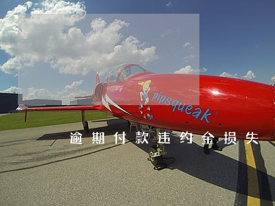 逾期付款违约金损失 逾期付款违约金损失