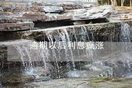 逾期以后利息疯涨