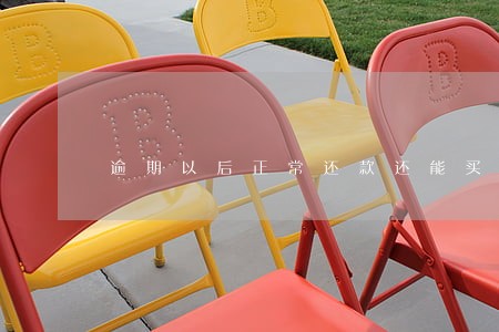 逾期以后正常还款还能买车吗