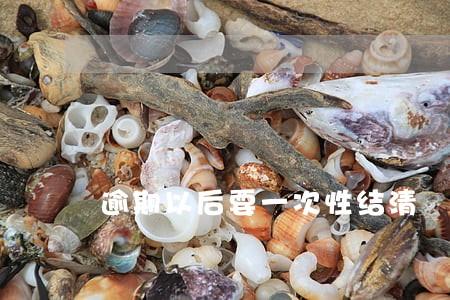逾期以后要一次性结清 逾期以后要一次性结清