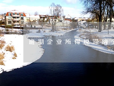 逾期企业所得税滞纳金怎么算的 逾期企业所得税滞纳金怎么算的