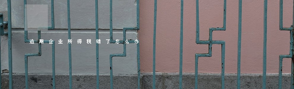 逾期企业所得税错了怎么办 逾期企业所得税错了怎么办