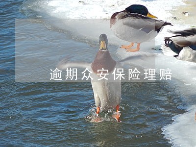 逾期众安保险理赔 逾期众安保险理赔