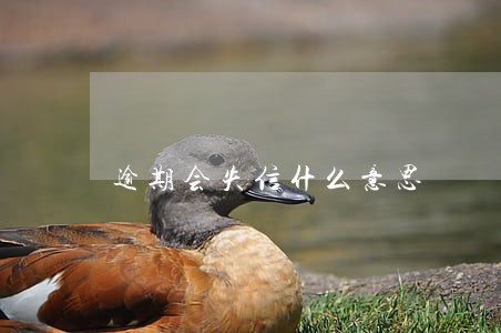 逾期会失信什么意思 逾期会失信什么意思