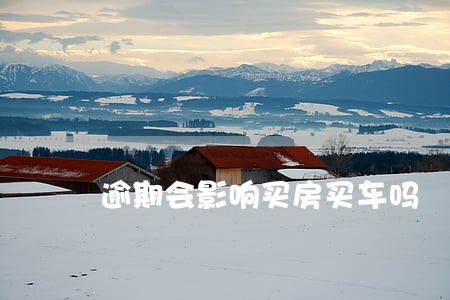 逾期会影响买房买车吗