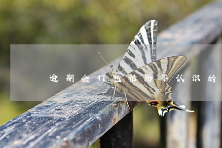 逾期会打电话给不认识的人吗 逾期会打电话给不认识的人吗