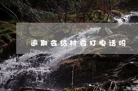 逾期会给村委打电话吗 逾期会给村委打电话吗