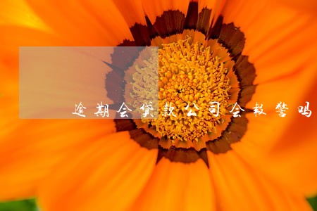 逾期会贷款公司会报警吗 逾期会贷款公司会报警吗