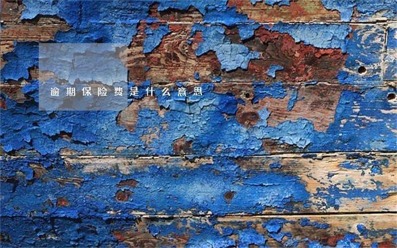 逾期保险费是什么意思 逾期保险费是什么意思