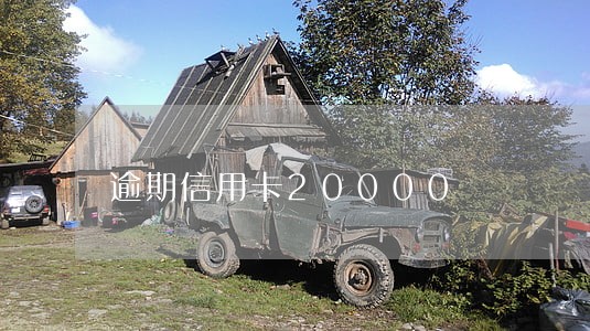逾期信用卡20000 逾期信用卡20000