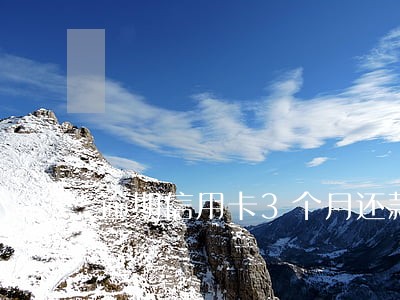 逾期信用卡3个月还款吗 逾期信用卡3个月还款吗