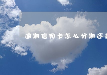 逾期信用卡怎么分期还款