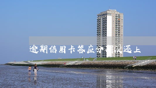逾期信用卡答应分期没还上
