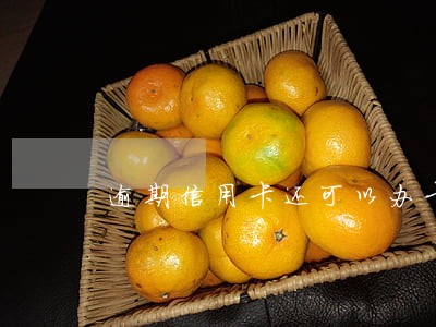 逾期信用卡还可以办卡吗 逾期信用卡还可以办卡吗