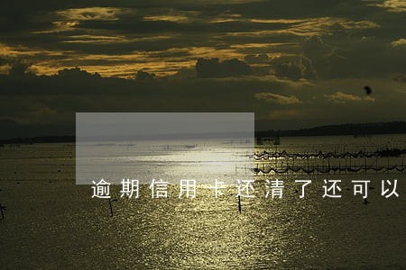 逾期信用卡还清了还可以用吗